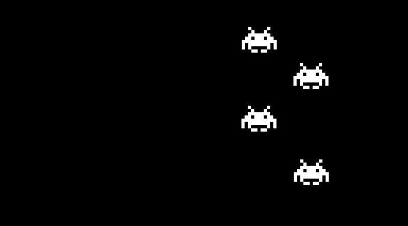 Pixelated Alien Creatures