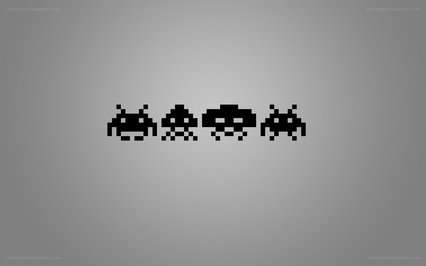 pixelated alien invaders