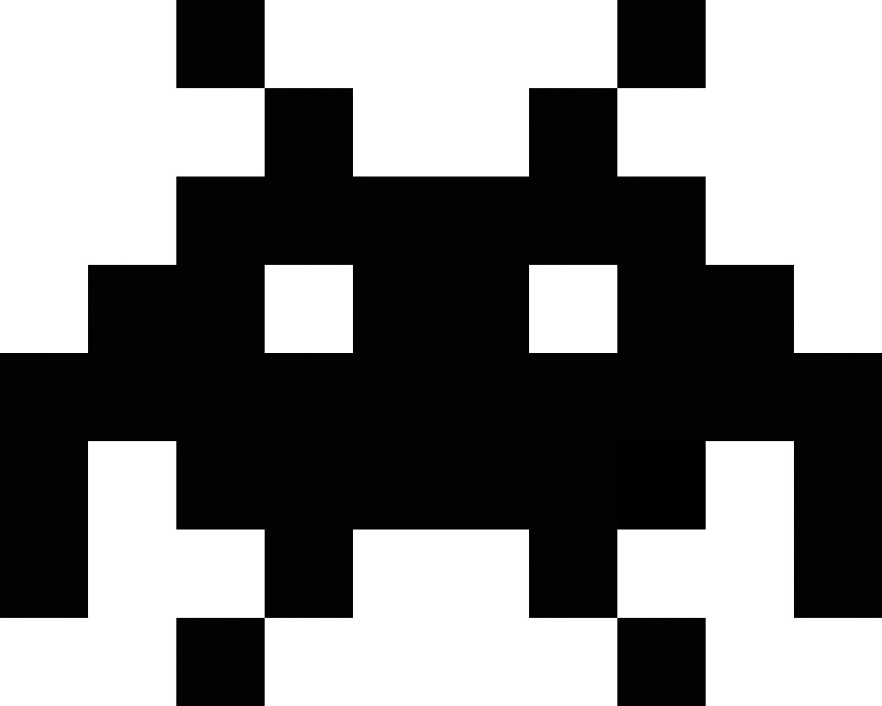 pixelated alien sprite