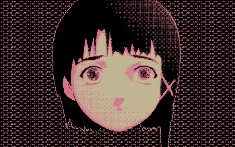 Pixelated Anime Girl