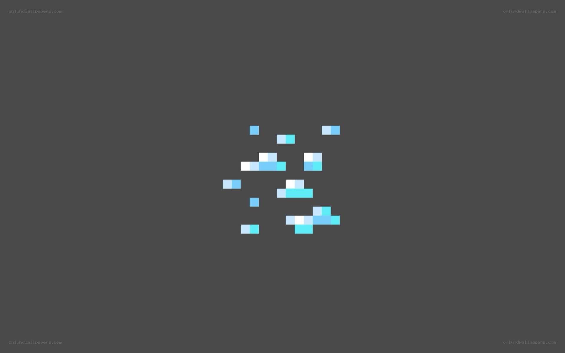 pixelated blue squares