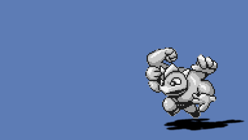 pixelated character animation