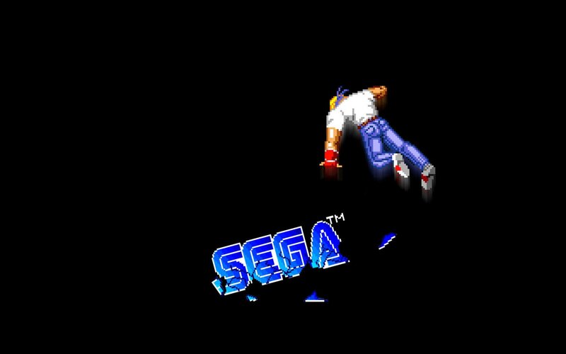 Pixelated Character Falling