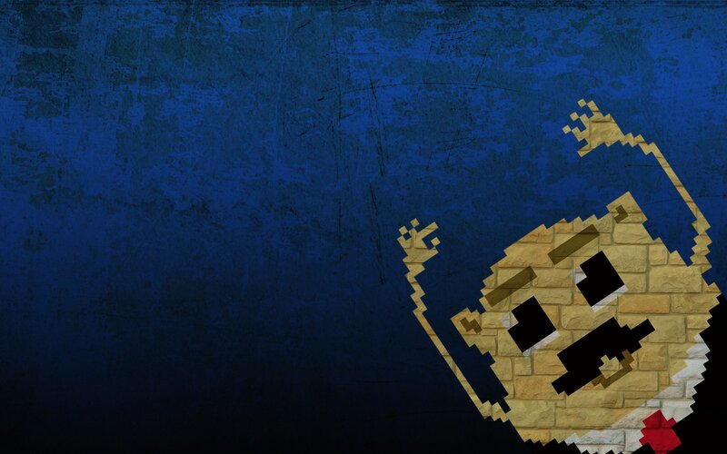 Pixelated Character Head