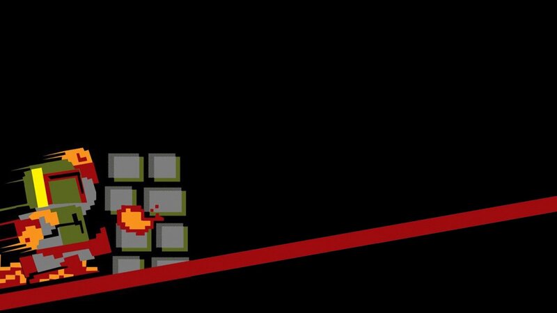 Pixelated Character in Combat
