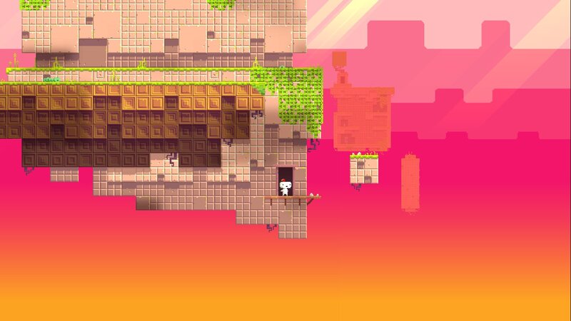 Pixelated Character in Game — Pink