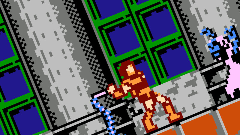 Pixelated Character in Game