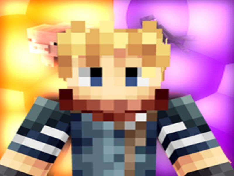 Pixelated Character — Yellow