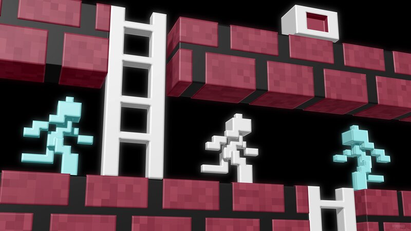 Pixelated Characters in Game