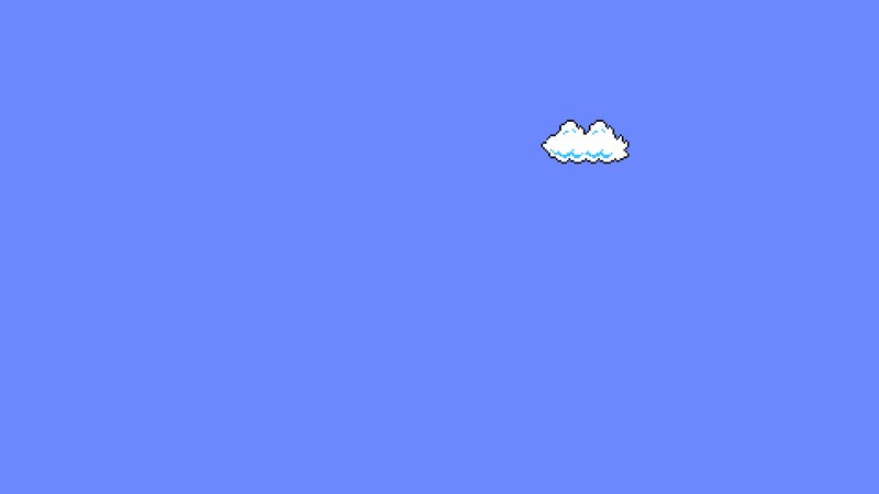 Pixelated Cloud