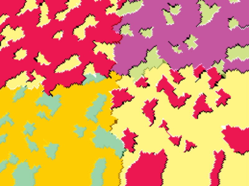 Pixelated Color Fields