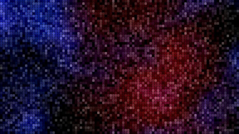 Pixelated Color Gradient — Blue, Dark, Abstract, Pixels
