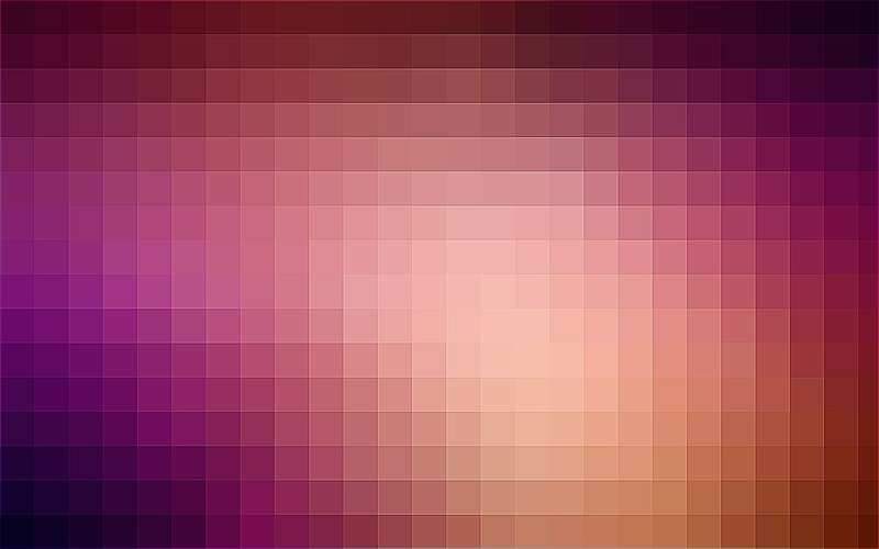 Pixelated Color Gradient — Purple, Calm