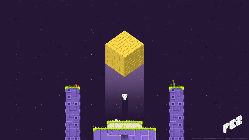Pixelated Cube in Space