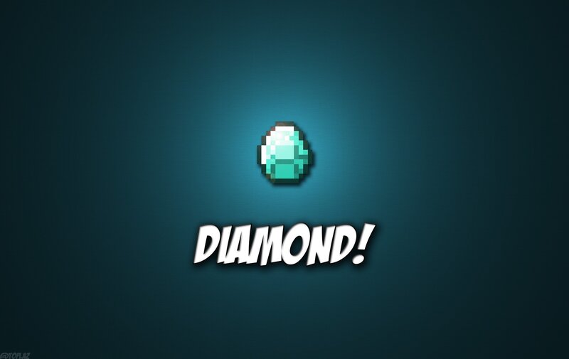 Pixelated Diamond — Blue