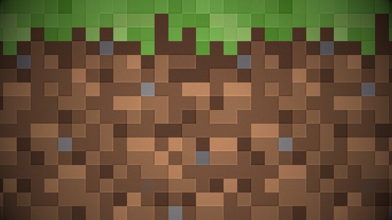 Pixelated Dirt Blocks