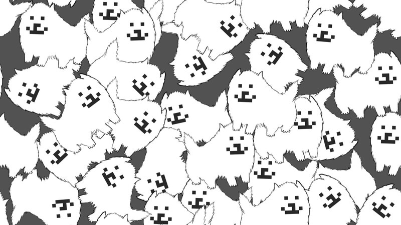 Pixelated Dog Faces