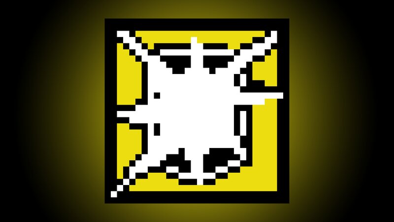 Pixelated Explosion Icon