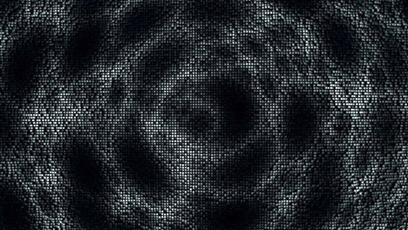 Pixelated Face — Black