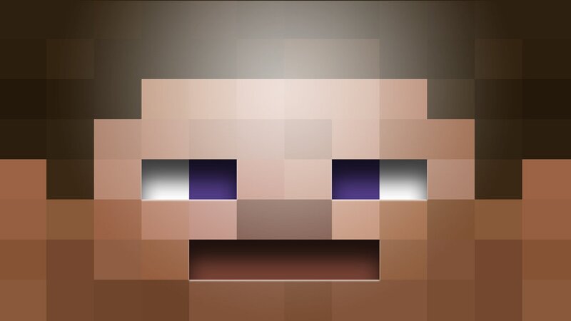 Pixelated Face — Brown, Neutral