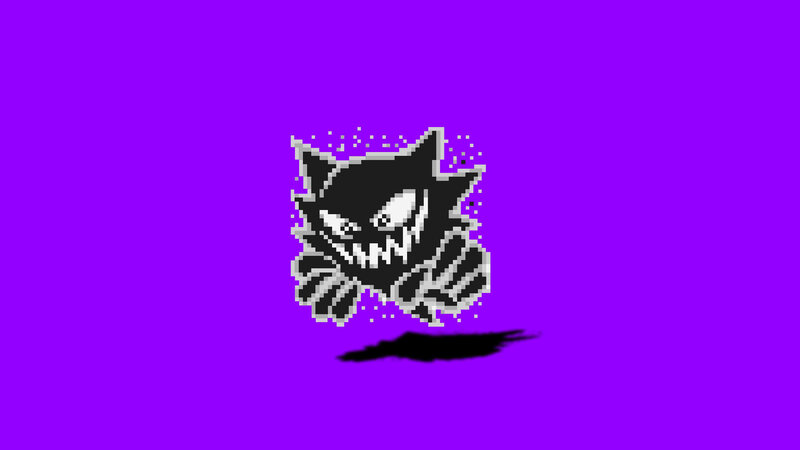 pixelated ghost character