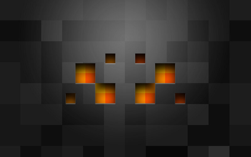 pixelated glowing squares