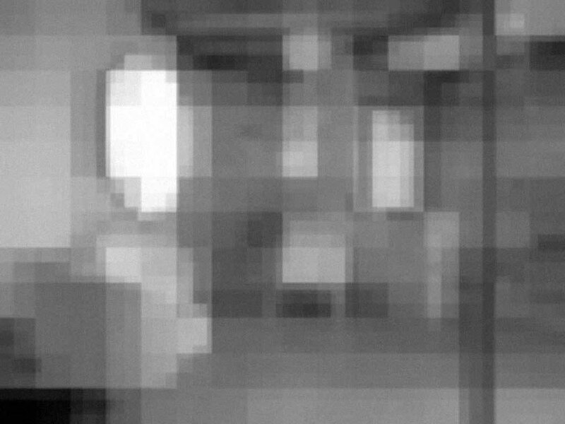 Pixelated Grayscale Image