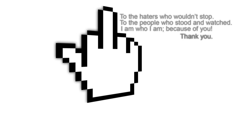Pixelated Hand Cursor — Black, Reflective