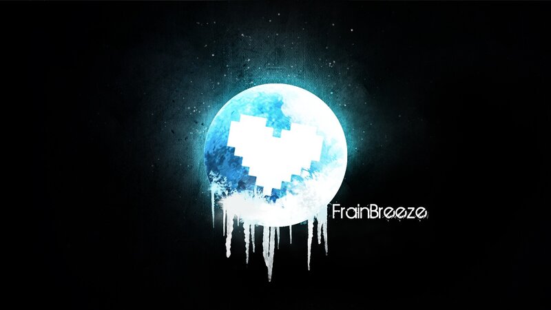 Pixelated Heart Moon