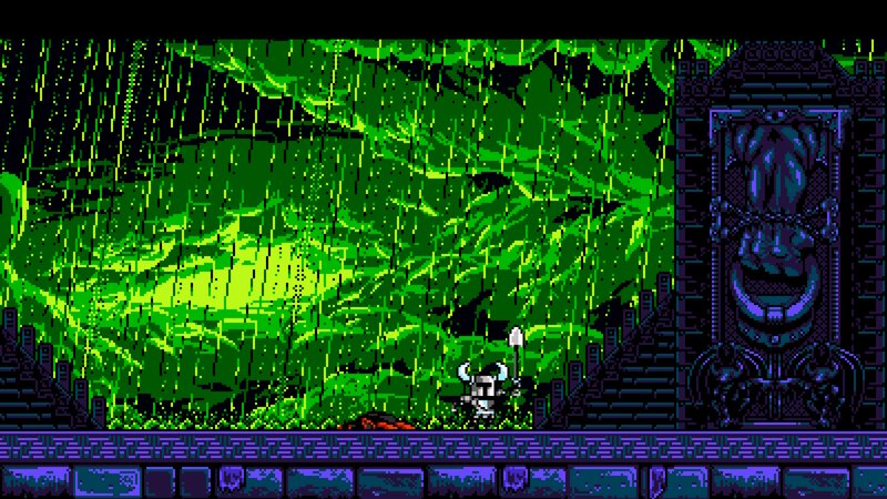 Pixelated Knight in Dungeon