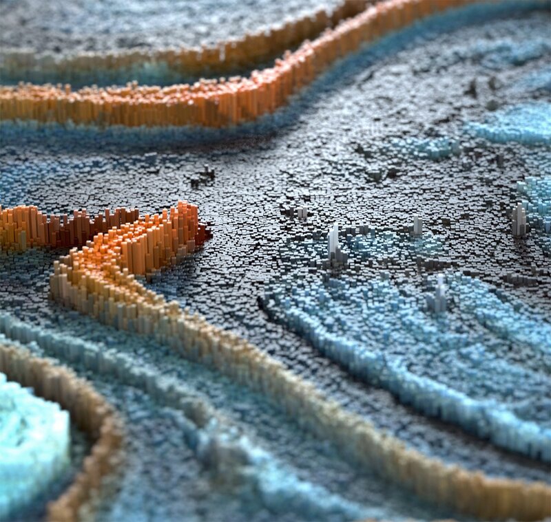 Pixelated Landscape