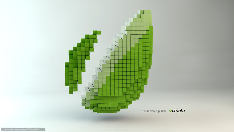 Pixelated leaf design