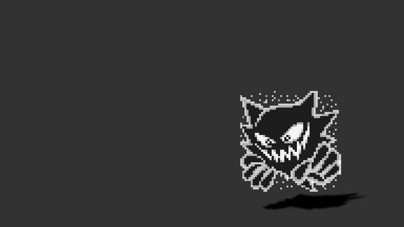 pixelated monster logo