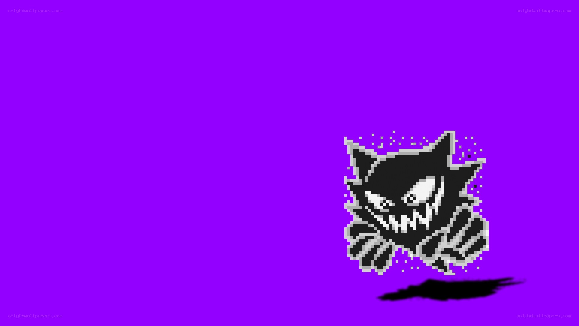 pixelated monster logo