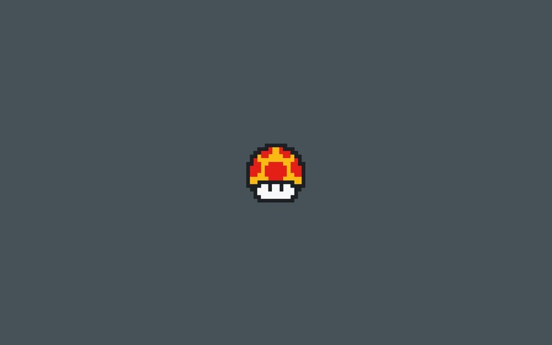 pixelated mushroom icon