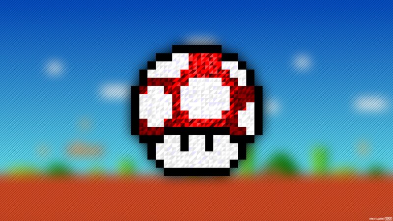 Pixelated Mushroom