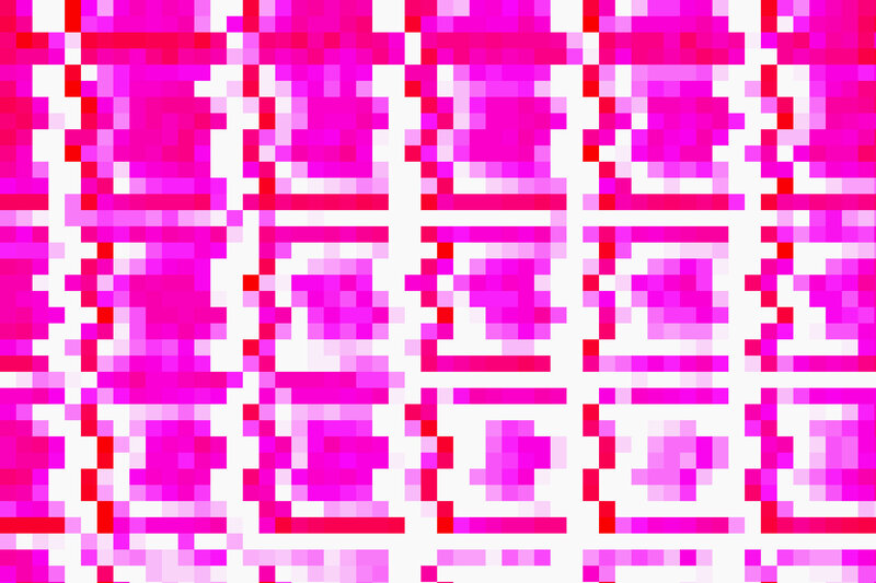 Pixelated Pink Pattern