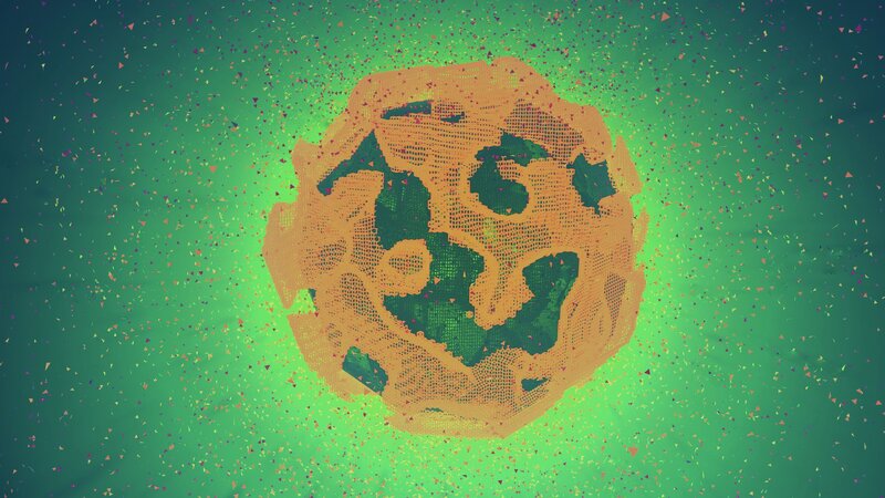 Pixelated Planet