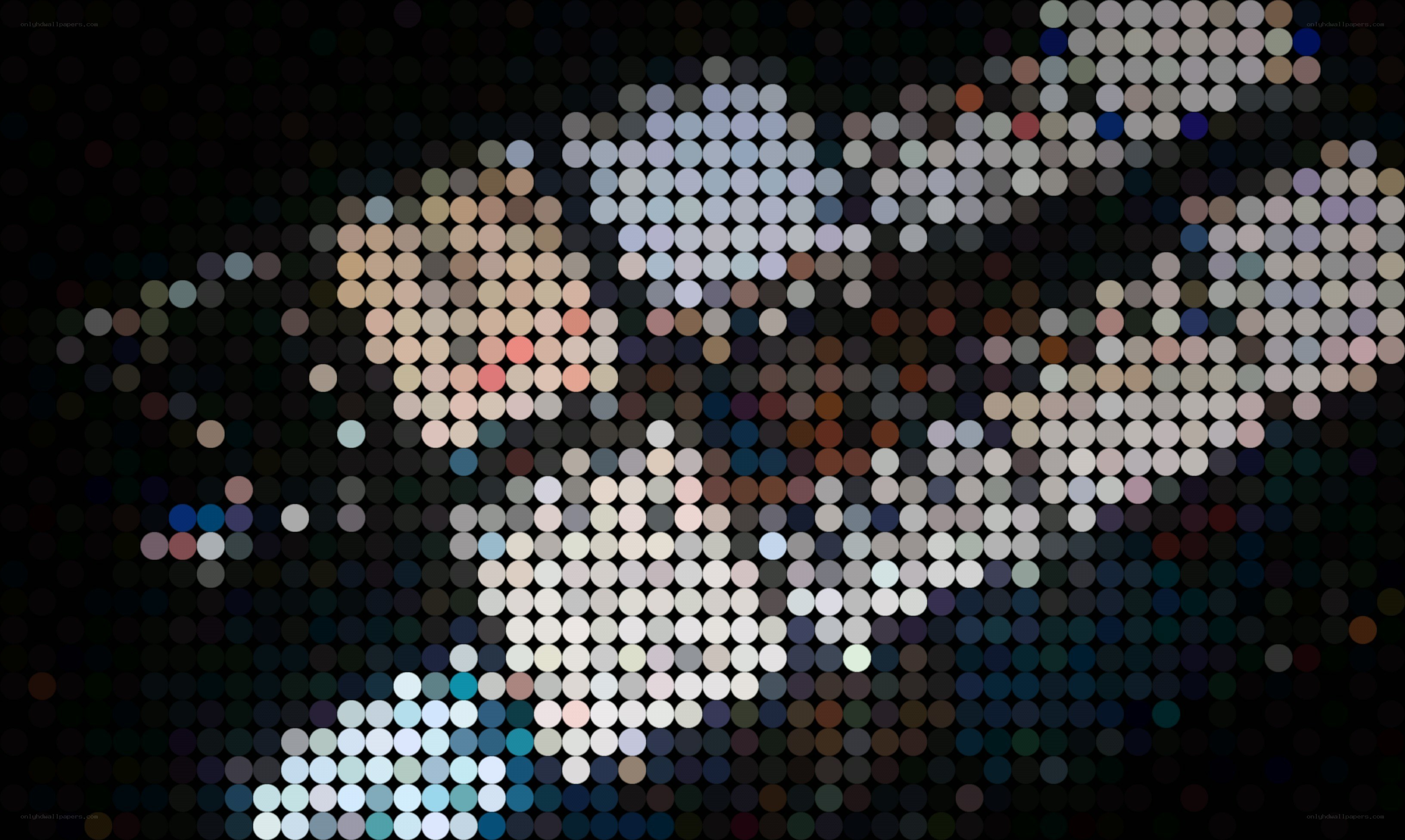 pixelated portrait mosaic