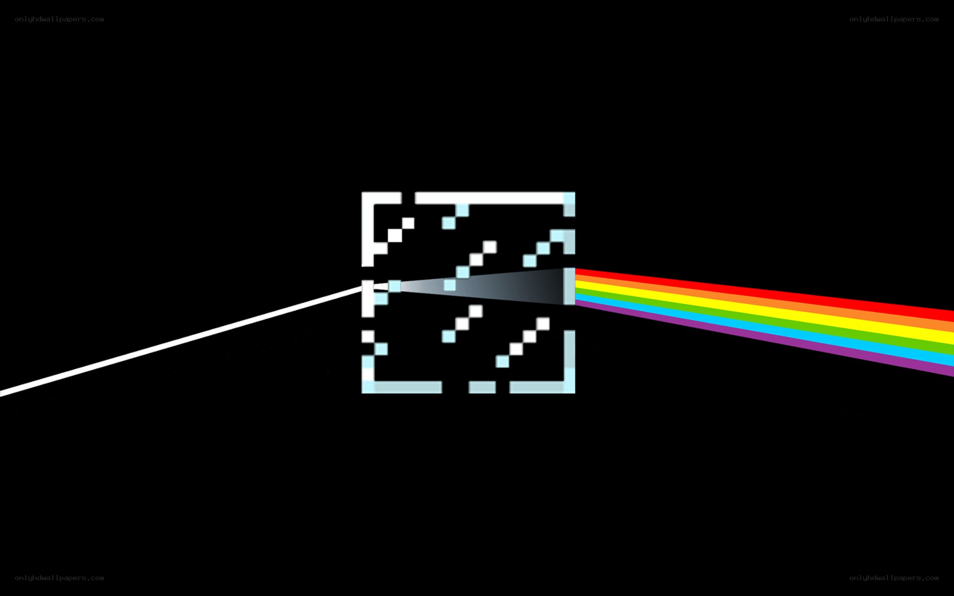 pixelated prism spectrum