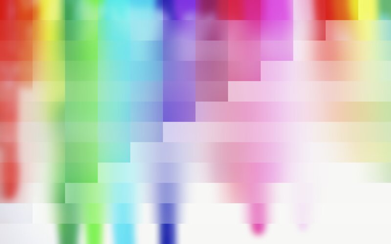 Pixelated Rainbow Colors