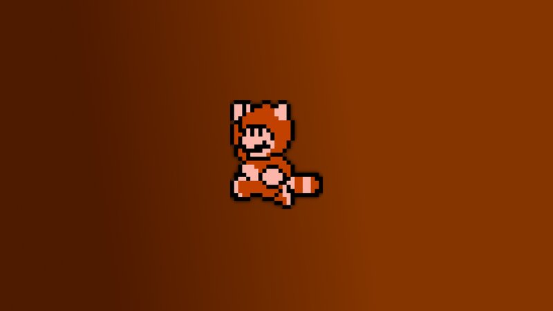 Pixelated Red Panda Character