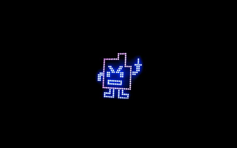 Pixelated Robot Figure