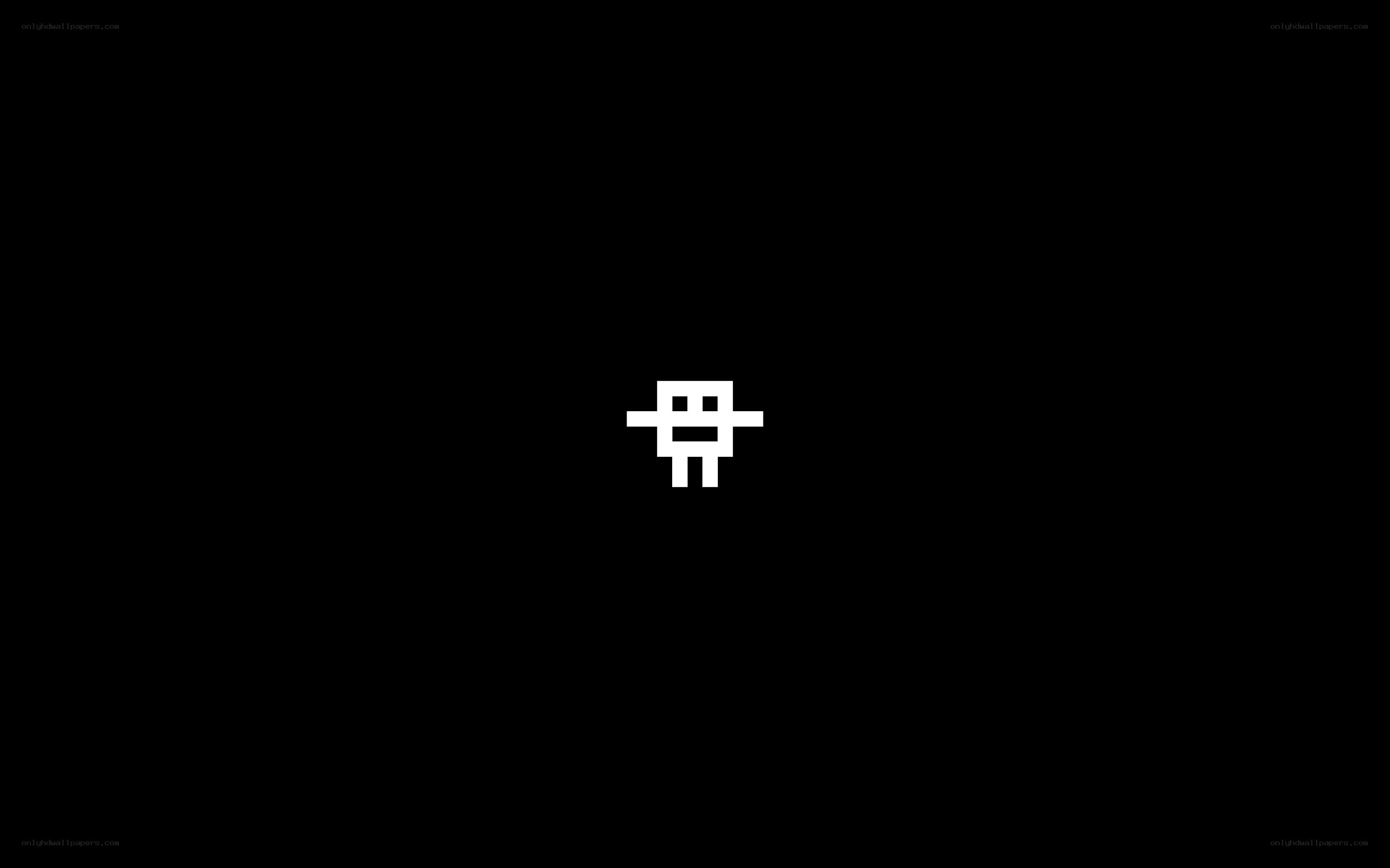pixelated robot icon