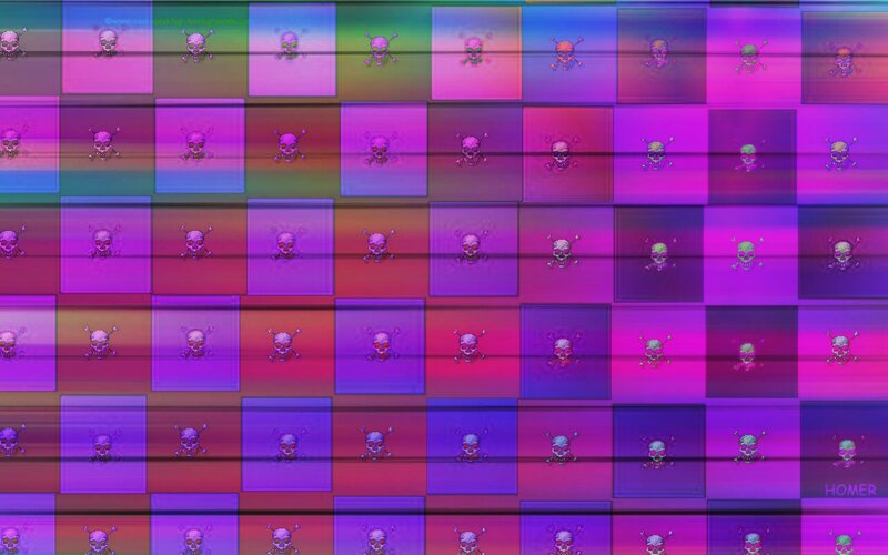 Pixelated Skull Icons