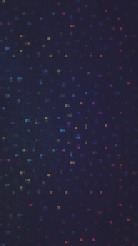 Pixelated Squares on Dark Background