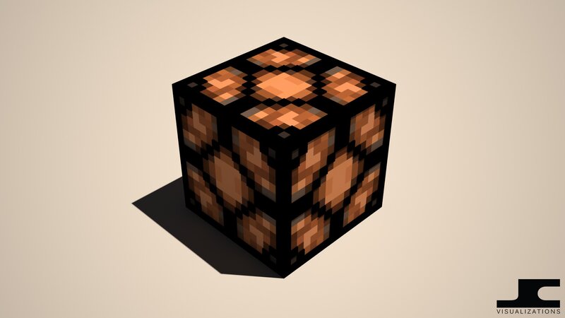 Pixelated Wooden Block