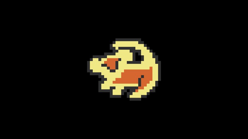 Pixelated Yellow Creature