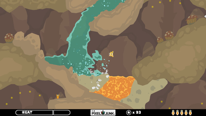 PixelJunk game scene
