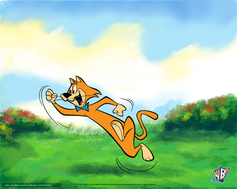 Pixie and Dixie running